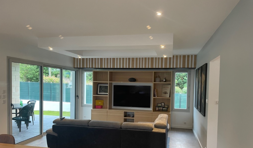 Création sur mesure d'un plafond décoratif Pays Basque par l'artisan AIZPURU ENEKO