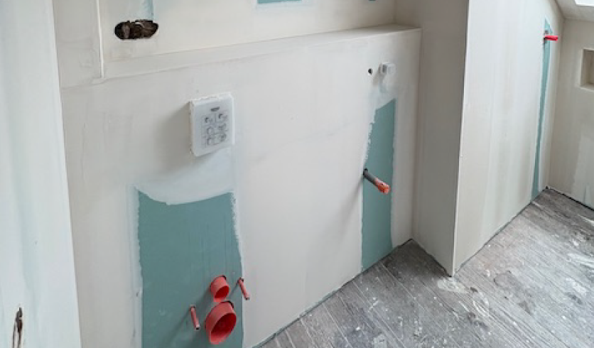 Plafond moderne fini par AIZPURU ENEKO après une rénovation complète en plâtrerie sèche